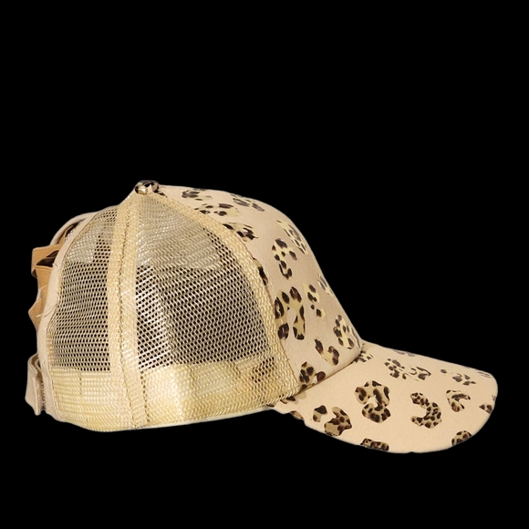 Woman's Adjustable Baseball Cap - Ponytail - Picture 2 of 7